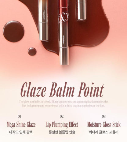 [TONYMOLY] Get It Tint Glaze Balm High-Shine Glossy Lip Balm 14 Shades