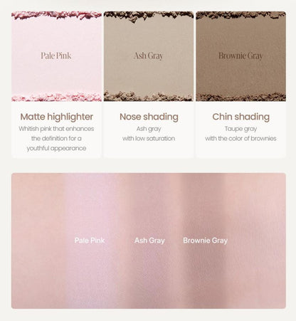 [espoir] Tone Pairing Contour Palette – Soft Matte Sculpting Duo | 9g