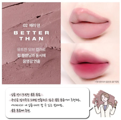 [TOOQ] Lip Pencil Soft Blur Finish – 1.2g (7 Shades, Choose 1)