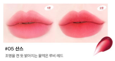 [TOOQ] Without Mirror Water Blur Lip Tint Soft Matte Finish 1 Shade (15 Options) + Mini Primer Gift
