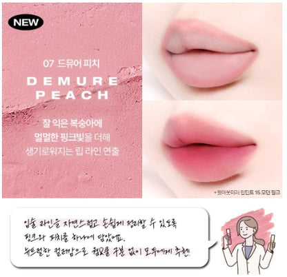 [TOOQ] Lip Pencil Soft Blur Finish – 1.2g (7 Shades, Choose 1)
