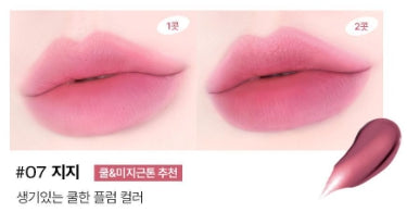 [TOOQ] Without Mirror Water Blur Lip Tint Soft Matte Finish 1 Shade (15 Options) + Mini Primer Gift