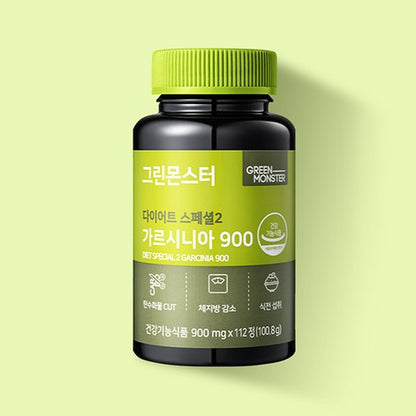 Green Monster Garcinia 900 Supplement | 112 Tablets (8-Week Supply)