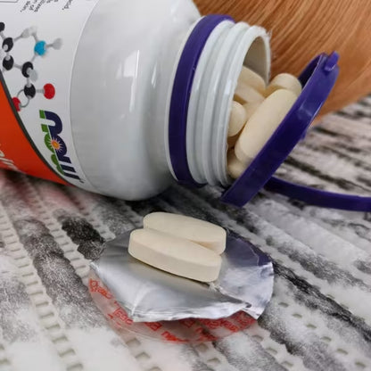 [NOW Foods] L-Cysteine 500mg with Vitamin B6 & C | 100 Vegan Tablets | Dietary Supplement