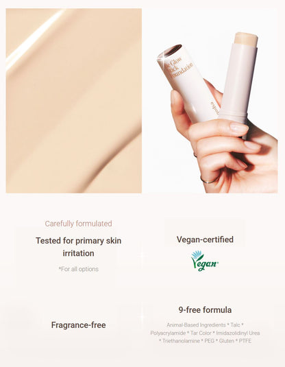 [espoir] Be Glow Stick Foundation – Vegan Radiant Finish Stick Base 11g