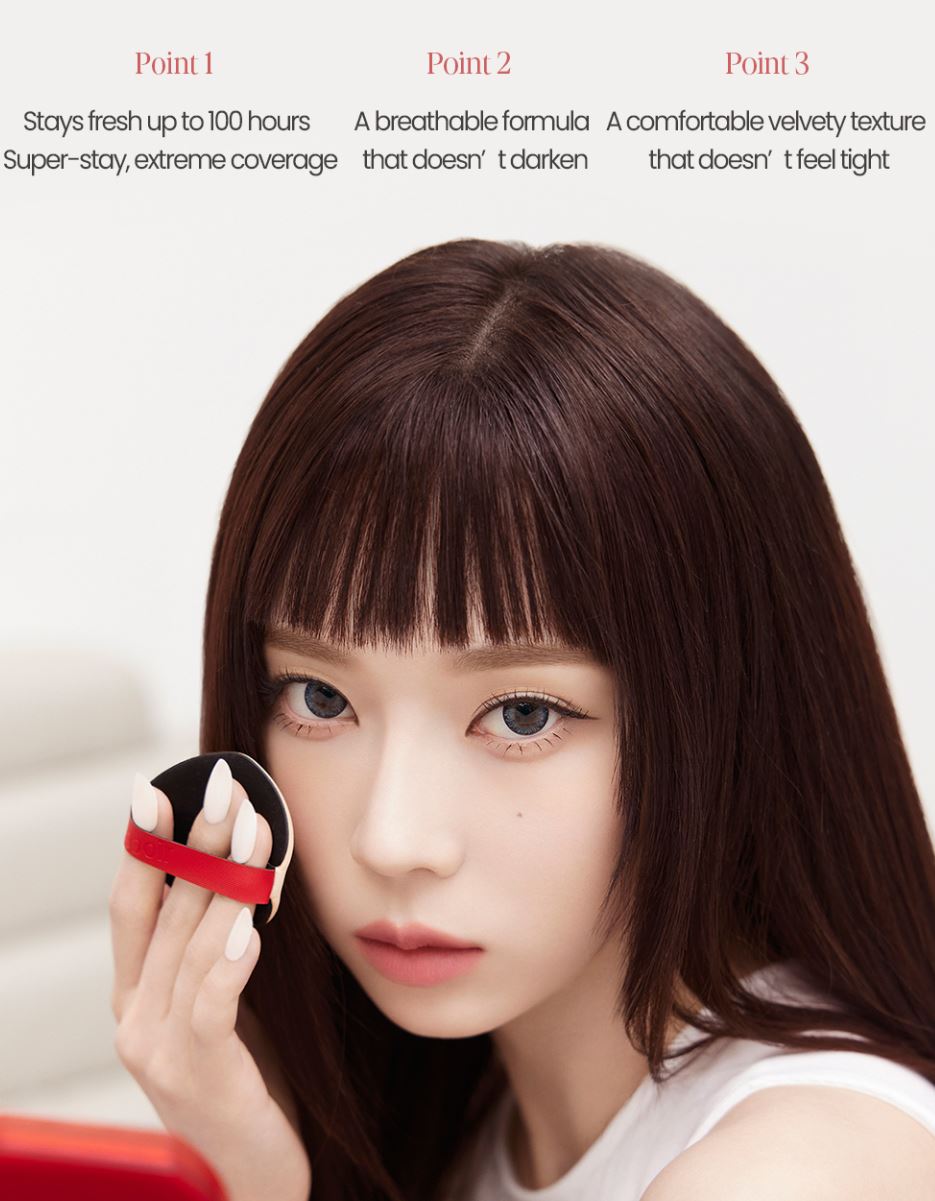 [espoir] Be Velvet Cover Cushion 15g + Refill | Long-Wear Velvet Finish SPF42 PA++