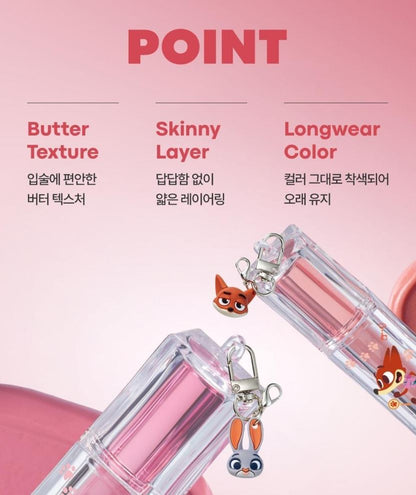[TONYMOLY] Get It Tint Waterful Butter Lip Tint Soft Matte Finish Zootopia Edition 4g