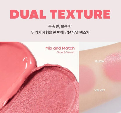 [TONYMOLY] Cheek Tone Lip & Cheek Duo Balm Soft Glow Dual Texture 18 Shades