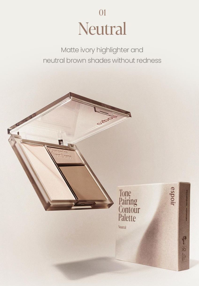 [espoir] Tone Pairing Contour Palette – Soft Matte Sculpting Duo | 9g