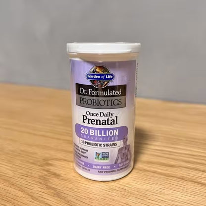 [Garden of Life] Dr. Formulated Probiotics Once Daily Prenatal – 20 Billion CFU, 16 Strains | 30 Vegetarian Capsules
