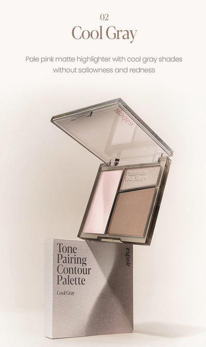 [espoir] Tone Pairing Contour Palette – Soft Matte Sculpting Duo | 9g