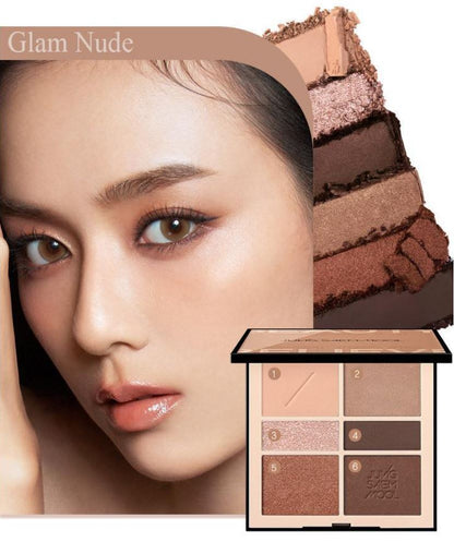 [JUNG SAEMMOOL] Artist Eye Palette Nude Soft & Glam Finish | 6-Shade Palette