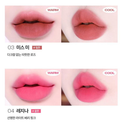 [TOOQ] New Classic Velvet Lip Tint Soft Matte Finish 4 Shades