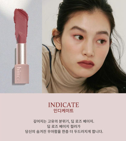 [hince] Mood Enhancer Matte Lip Tint Soft Veil Finish 4g