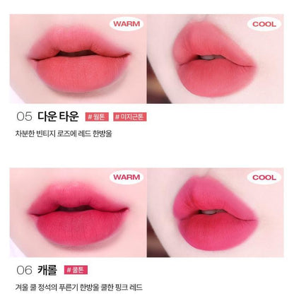 [TOOQ] New Classic Velvet Lip Tint Soft Matte Finish 4 Shades