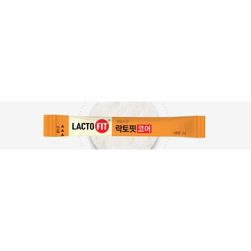 [LACTO-FIT] Core Probiotics with Zinc | Digestive & Immune Support | 120 g (2 g × 60 Sticks)
