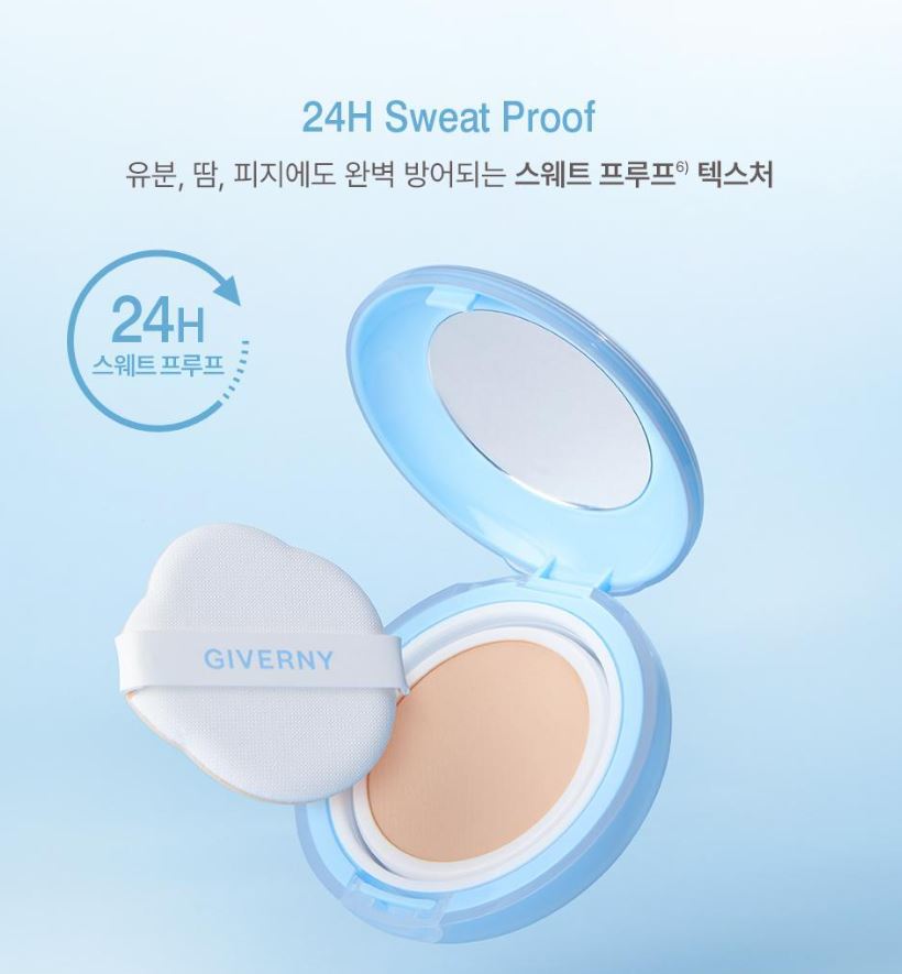 [GIVERNY] Cloud Mesh Cushion Soft Blur Matte Finish SPF40 PA++ 15g (Refill Included)