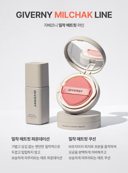 [GIVERNY] Milchak Matte Fit Foundation Soft Matte Finish 30ml