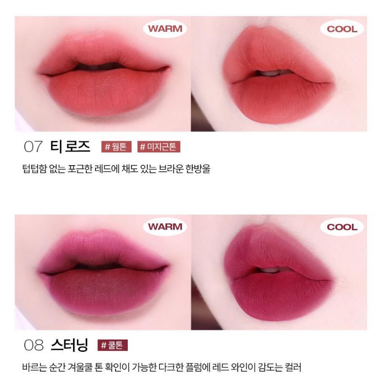 [TOOQ] New Classic Velvet Lip Tint Soft Matte Finish 4 Shades