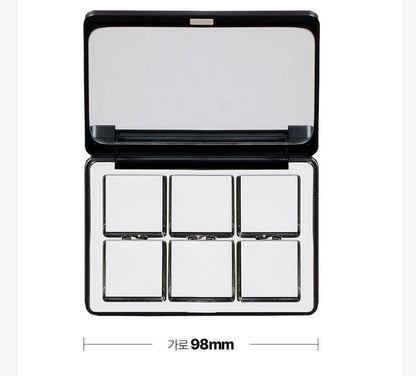[TOOQ] Magnetic Eye Shadow Palette Customizable Finish 6-Pan