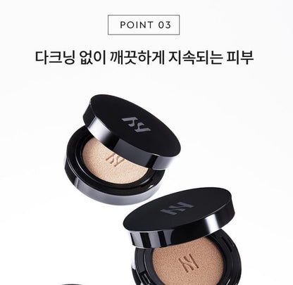 [HERA] Black Cushion Foundation Soft Satin Finish Compact 15g + Refill