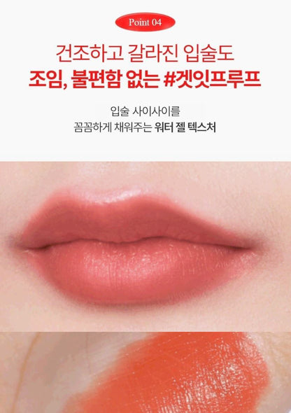 [TONYMOLY] Get It Tint Colorful Water Lightweight Glossy Lip Tint 5 Shades 3g