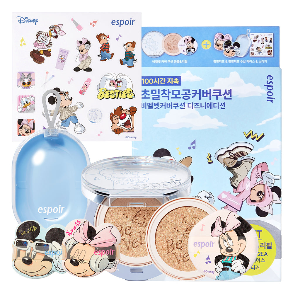 [espoir] Be Velvet Cover Cushion Set with Refill – Soft-Matte Longwear Foundation Cushion from Korea | GlowLab