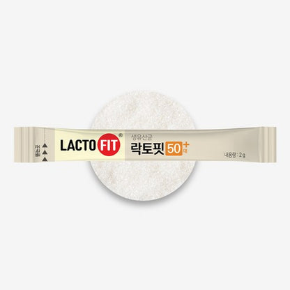 Lacto-Fit 50+ Probiotics with Calcium, Magnesium, Vitamins D & K | 60 Sticks (2 g)