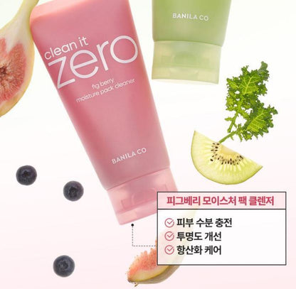 [BANILA CO.] Clean It Zero Fig Berry Moisture Pack Cleanser Smooth Hydrating Texture 180g
