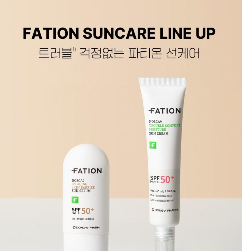 [FATION] UV Barrier Sun Serum with Lightweight Radiant Finish | 40ml + Mini Set