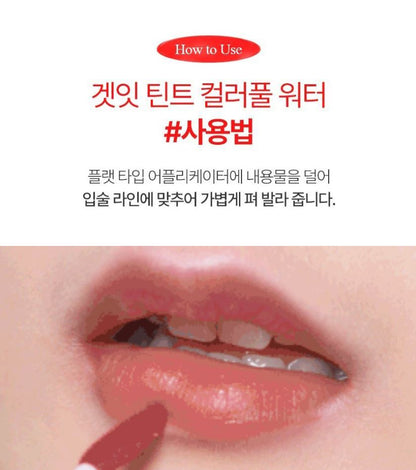 [TONYMOLY] Get It Tint Colorful Water Lightweight Glossy Lip Tint 5 Shades 3g