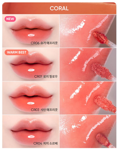 [BANILA CO.] Dew Glow Tint Glossy Hydrating Finish Lip Tint 3.8g 16 Shades