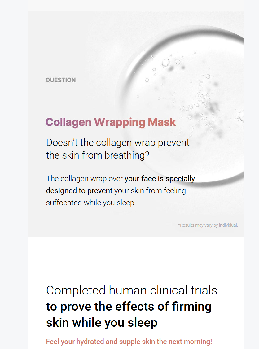 [medicube] Collagen Night Wrapping Mask Set + Firming & Hydration | 75ml + Jelly Brush | GlowLab