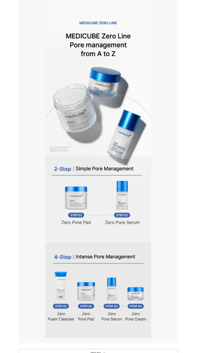 [Medicube] Zero Pore Pad 2.0 Refill Set | Daily Skin Care & Sebum Control | 70 Pads