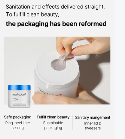 [Medicube] Zero Pore Pad 2.0 Refill Set | Daily Skin Care & Sebum Control | 70 Pads