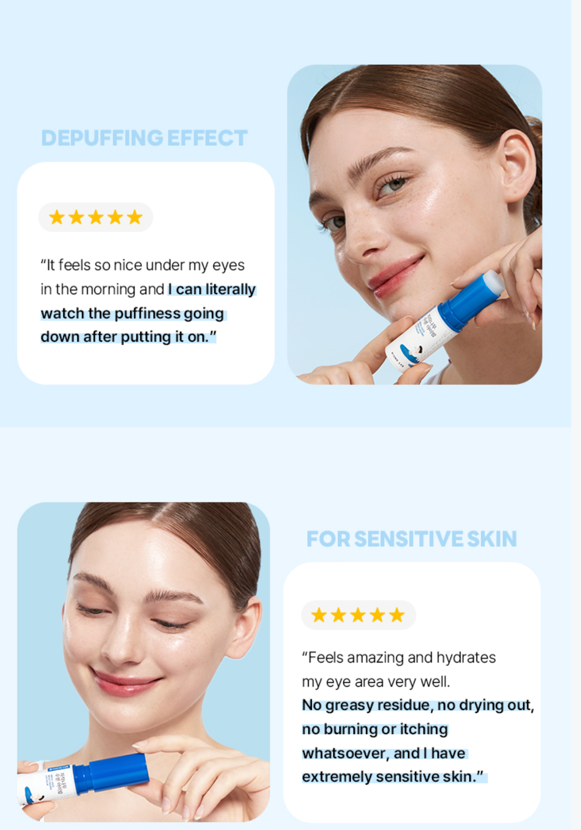 [ROUND LAB] Birch Juice Eye Balm | Hydrating & Refreshing Finish | 10 g | GlowLab