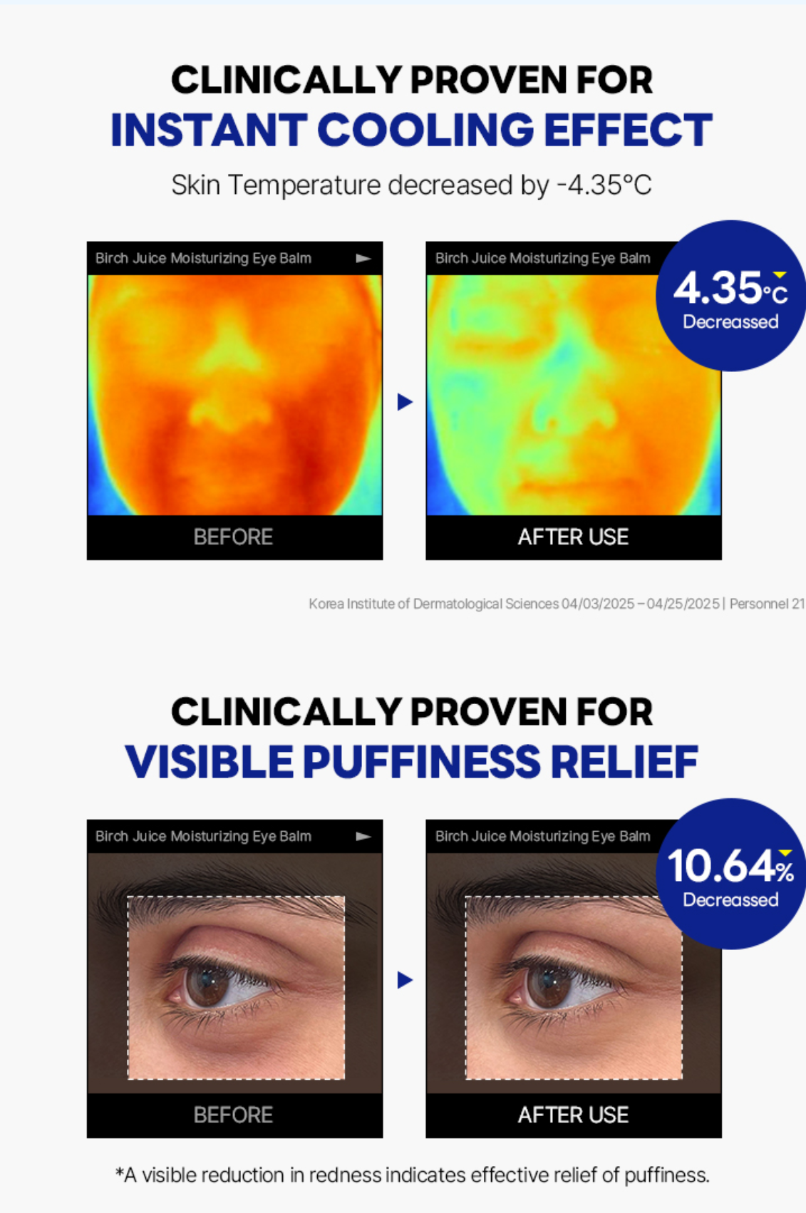 [ROUND LAB] Birch Juice Eye Balm | Hydrating & Refreshing Finish | 10 g | GlowLab