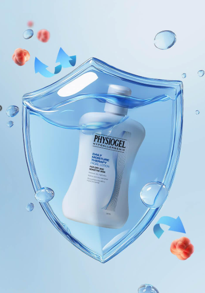 [Physiogel] DMT Daily Moisture Therapy Facial Lotion 200ml + 50ml Set | Hydrating Barrier Care for Sensitive Skin