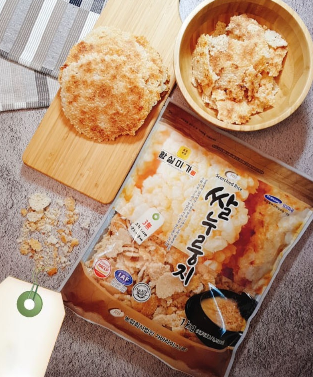[Hwangsilmi-ga] Korean Scorched Rice (Ssal Nurungji) 1kg | Traditional Crispy Rice Snack