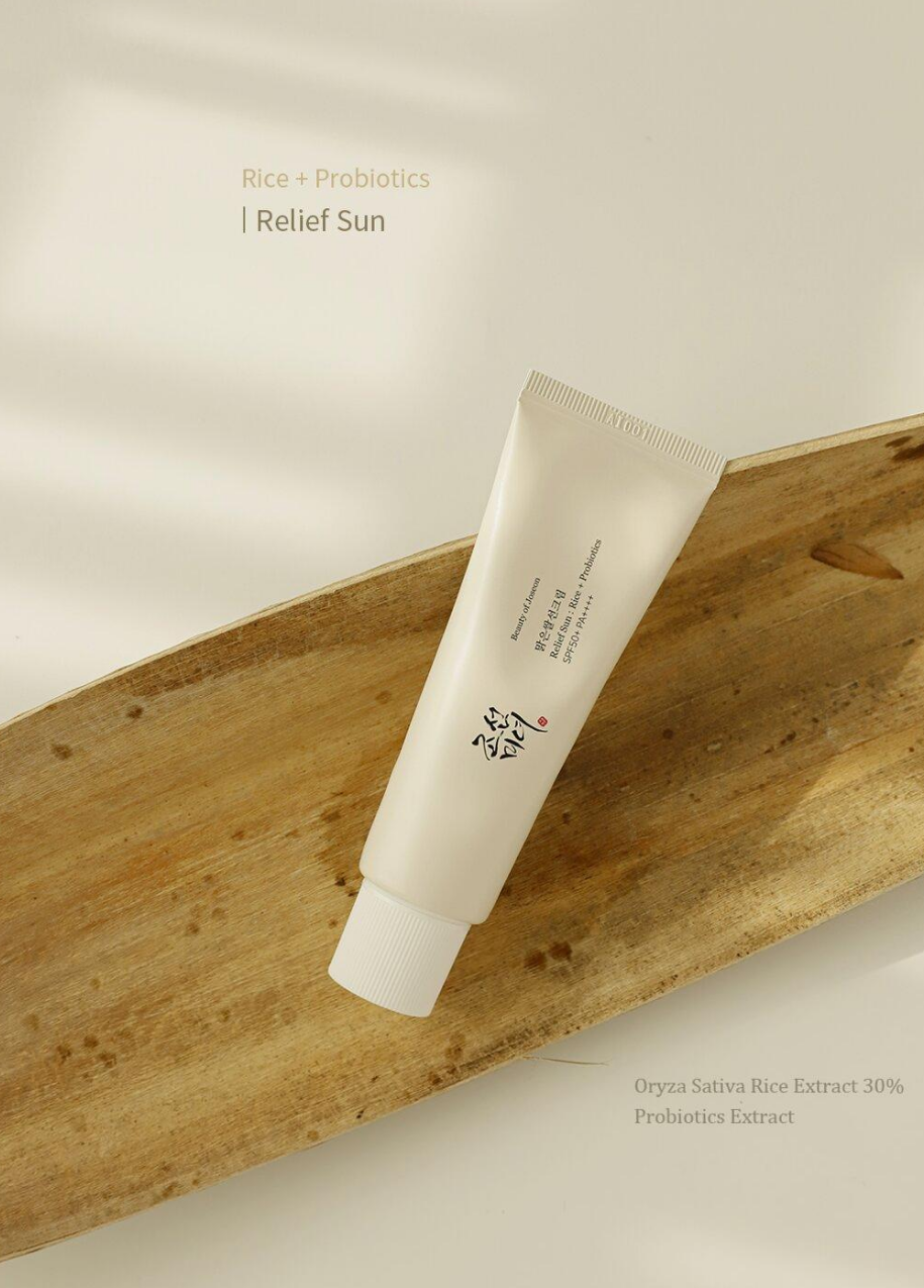[Beauty of Joseon] Relief Sun SPF50+ PA++++ Rice + Probiotics Sunscreen | 50ml (Double Set)