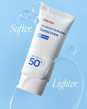 [Ma:nyo Factory] Hyaluron Hydrating Sunscreen | SPF50+ PA++++ Lightweight Daily Sun Care | 50ml
