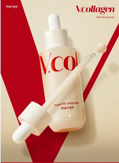 [ma:nyo Factory] V. Collagen Heart Fit Ampoule | Vegan Collagen Hydrating & Skin Firmness Care | 50ml