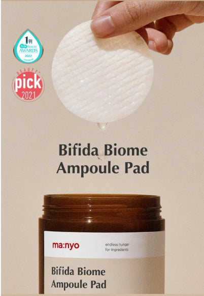 [ma:nyo Factory] Bifida Biome Ampoule Pad | Hydrating & Refreshing Toner Pads | 70 Sheets