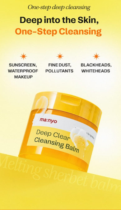 [ma:nyo Factory] Deep Clear Cleansing Balm Double Pack | 132ml