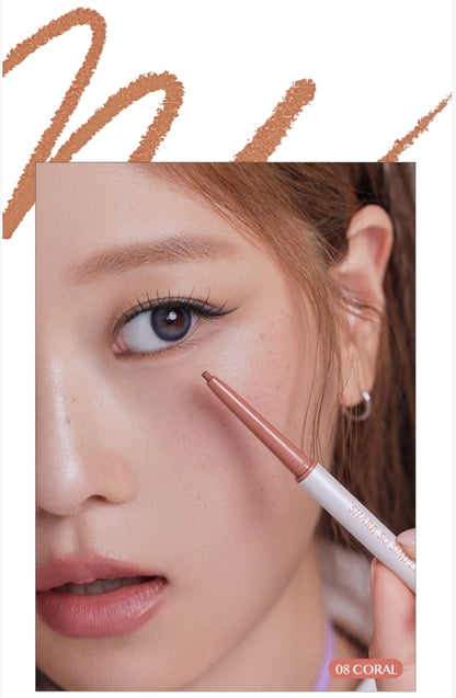 [CLIO] Sharp, So Simple Waterproof Pencil Liner Double Pack | Smudge-Proof & Easy Glide Eye Liner