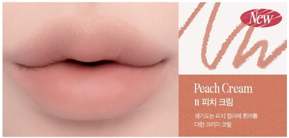 [CLIO] Velvet Lip Pencil 1.45g (+Sharpener) | Smooth Matte Color & Soft Blurring Finish