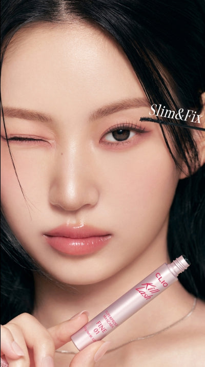 [CLIO] Kill Lash Superproof Mascara Fine 7g | Smudge-Free & Slim Brush Definition