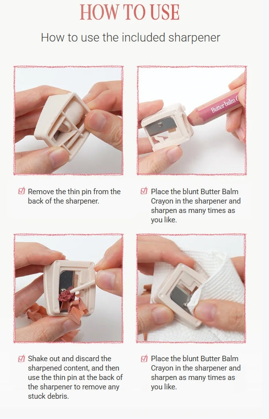 [CLIO] Butter Balm Crayon | Creamy Matte Lip &amp; Cheek Pencil 3.9g