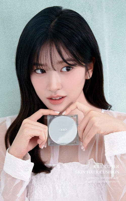 [CLIO] Kill Cover Skin Fixer Cushion – Soft Velvet Texture & Natural-Looking Finish | 15g