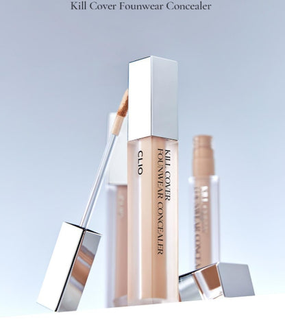 [CLIO] Kill Cover Founwear Concealer – Lightweight Feel & Natural Smooth Finish | 6g